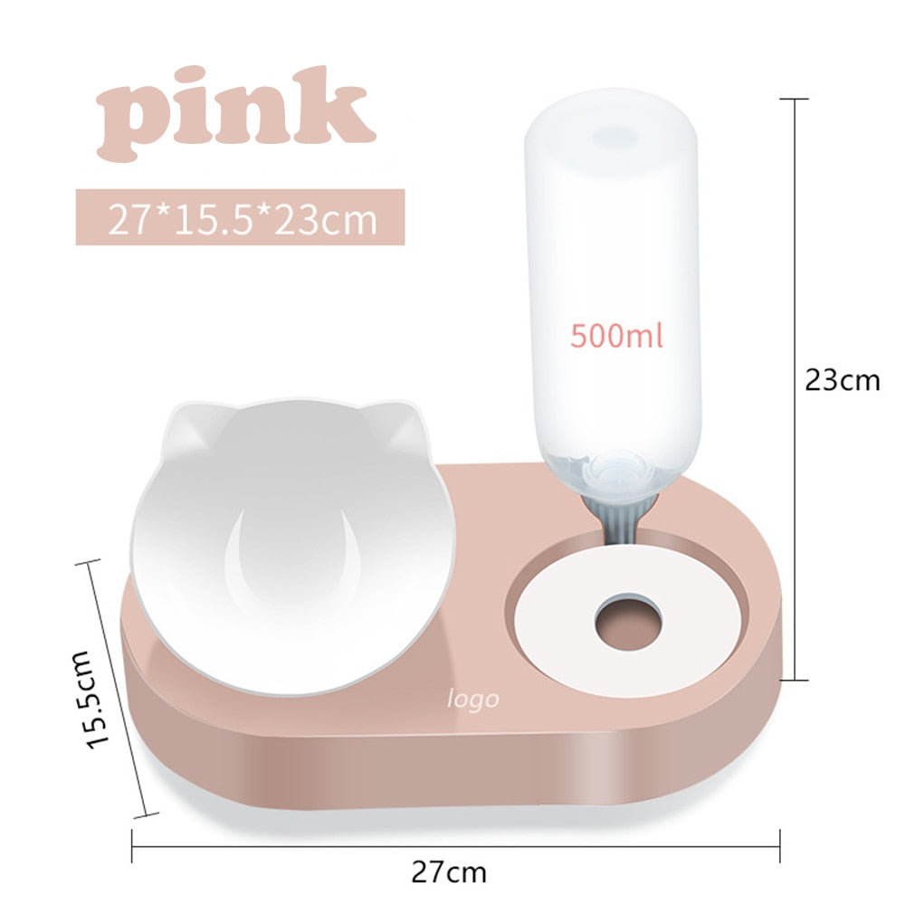2-in-1 Futter- und Wasserspender für Haustiere