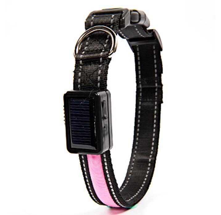Solar LED Flashing Dog Collar
