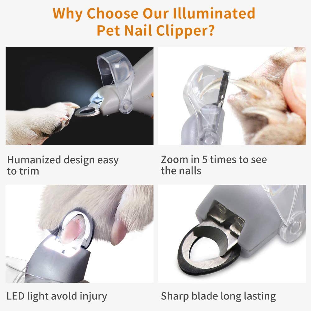 LED-Nagelknipser für Katzen und Hunde