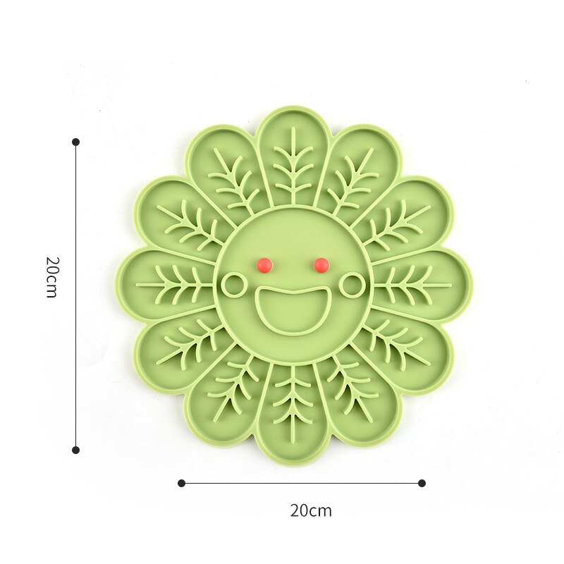 Tapis à lécher et gamelle à alimentation lente en forme de poisson