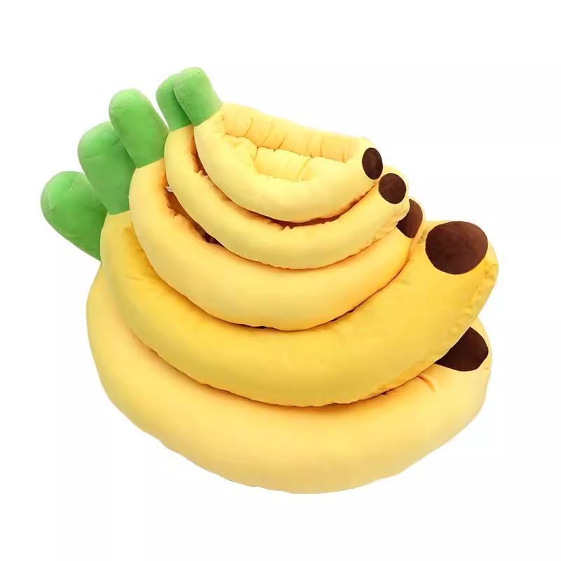 All-Season Banana Shape Pet Bed