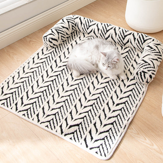 Non-Slip Plush Pet Sofa Mat