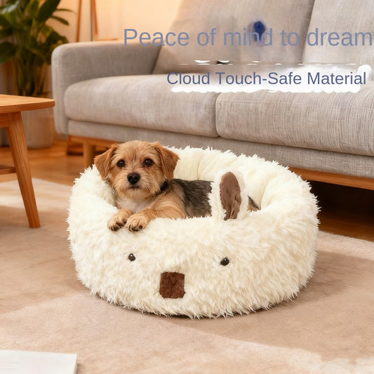 Warm Half-Enclosed Dog Bed