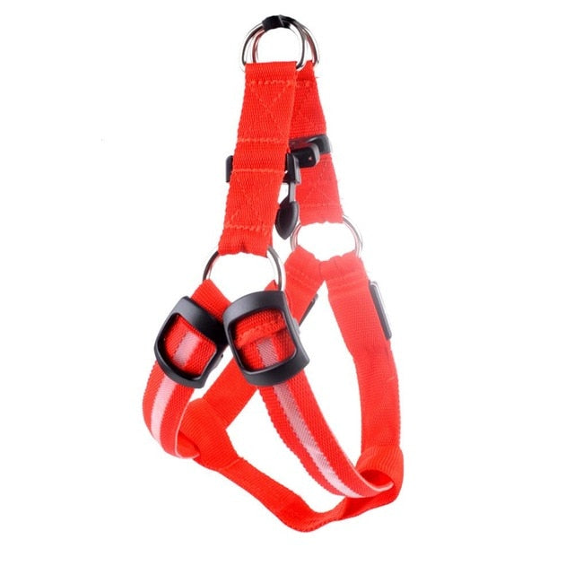 LED-Sicherheits-Hundegeschirr mit Blinkfunktion