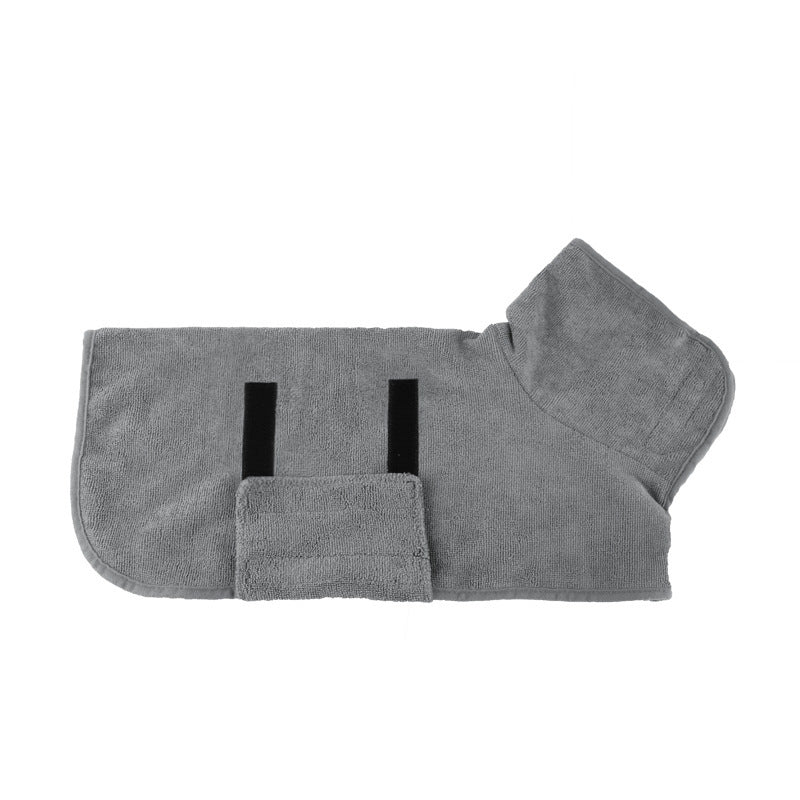 Peignoir pour animaux de compagnie en microfibre à séchage rapide