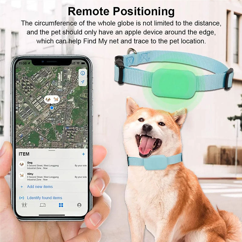 GPS Pet Tracker Collar (Apple Find My)
