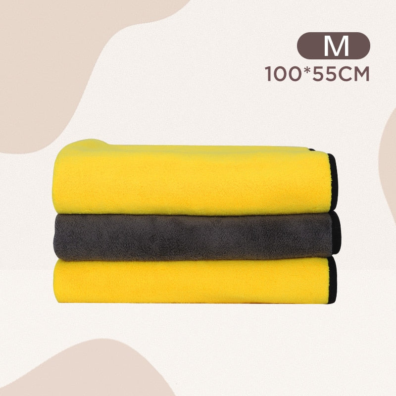 Serviette de bain ultra absorbante pour animaux de compagnie