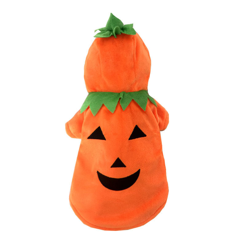 Halloween-Kürbis-Haustierkostüm