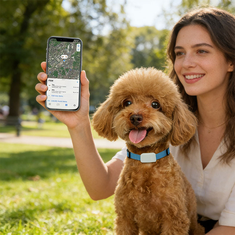 GPS Pet Tracker Collar (Apple Find My)