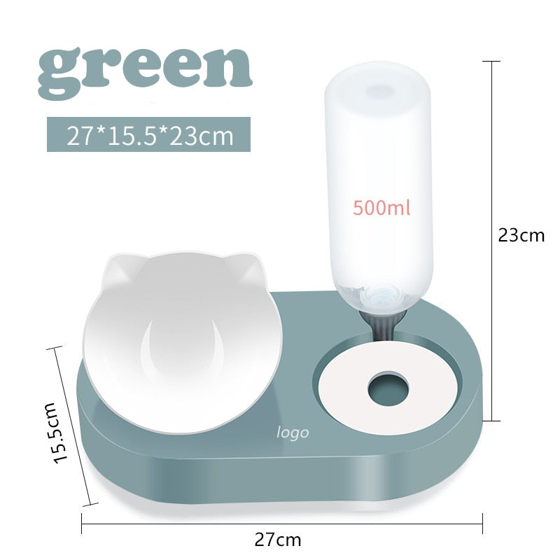 2-in-1 Futter- und Wasserspender für Haustiere