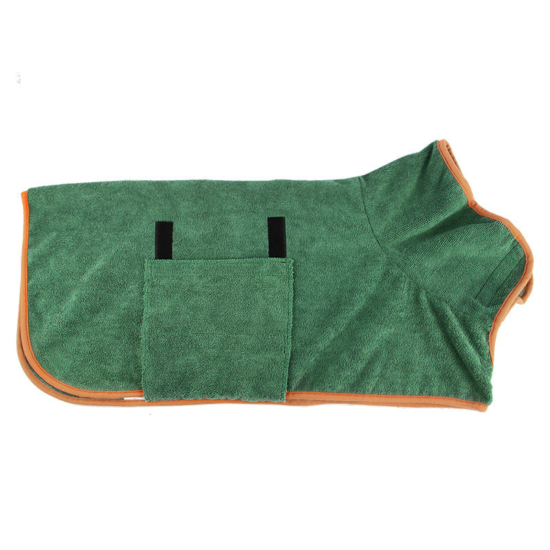 Peignoir pour animaux de compagnie en microfibre à séchage rapide