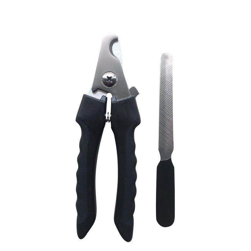 Nagelknipser aus Edelstahl mit Feile