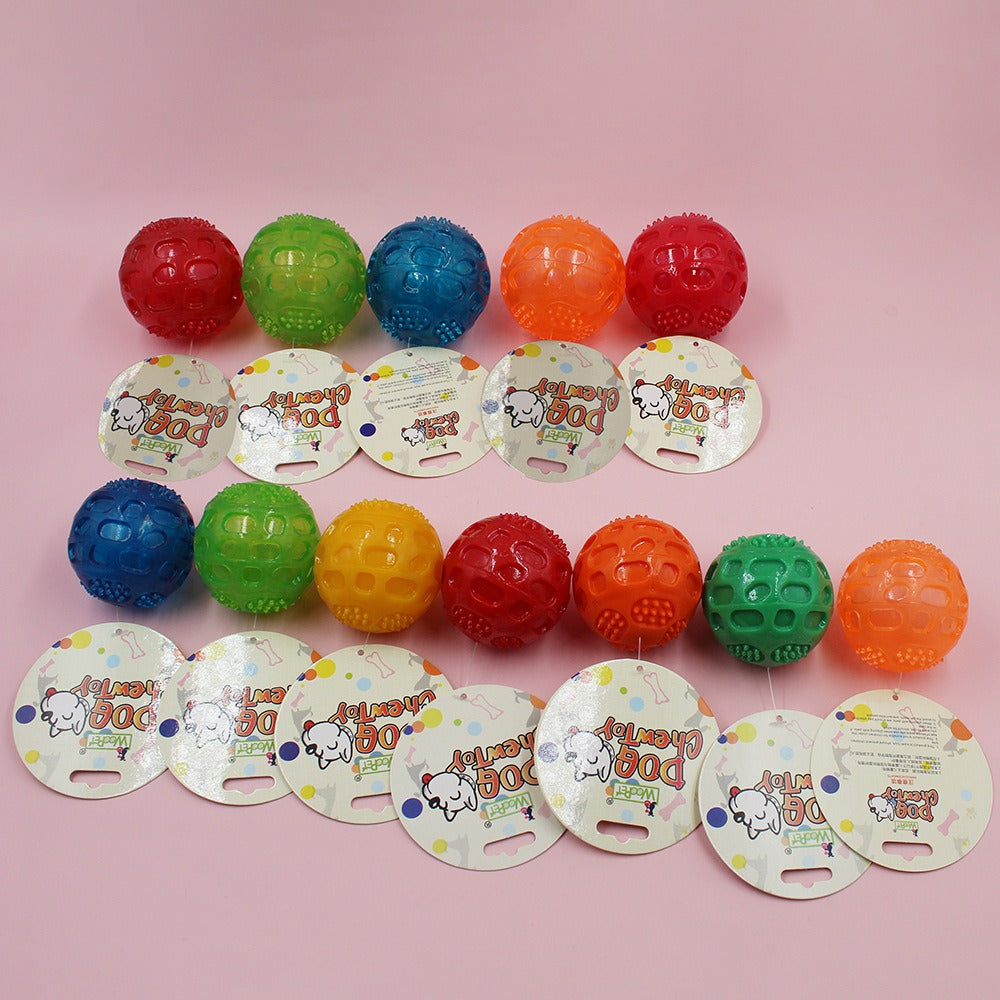 TPR Squeaky Grinding Ball Dog Toy