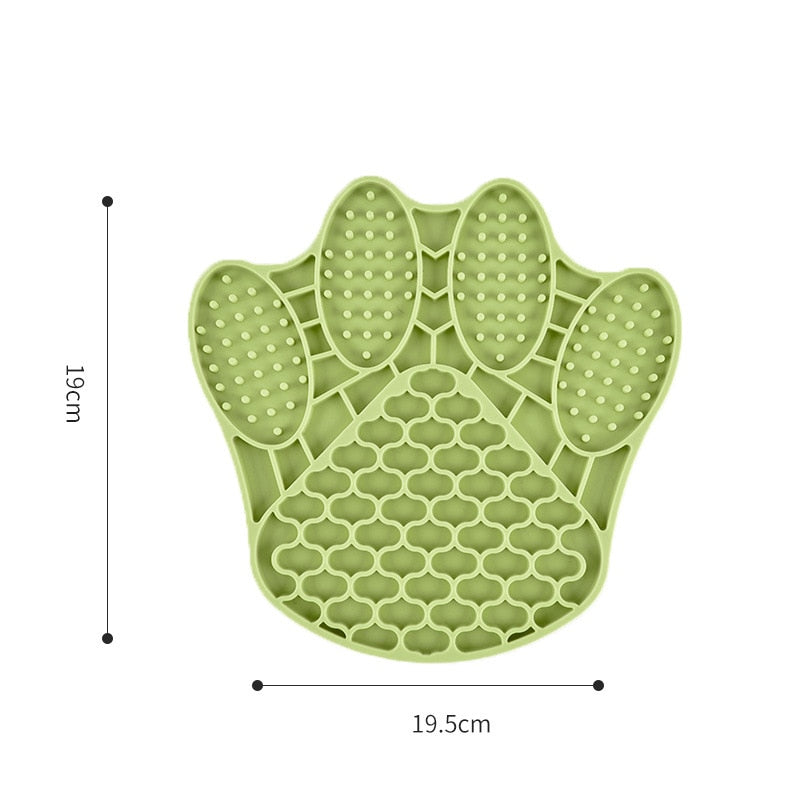 Tapis à lécher et gamelle à alimentation lente en forme de poisson