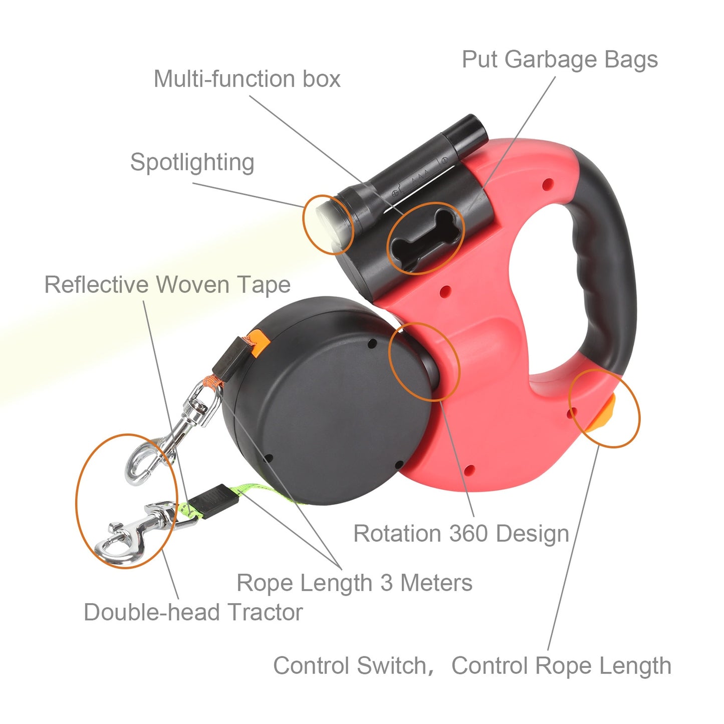 Tangle-Free Double Dog Leash