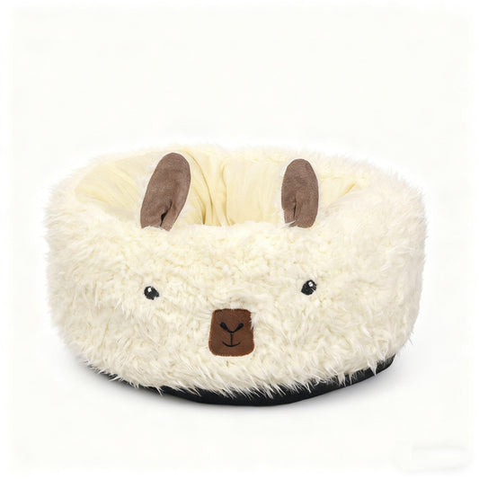 Warm Half-Enclosed Dog Bed