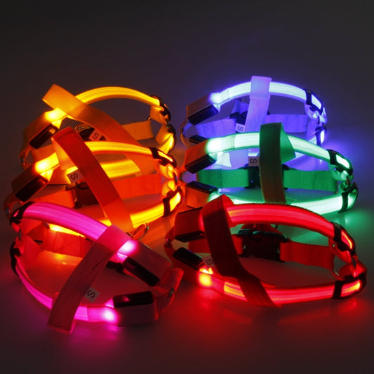 LED Flashing Safety Dog Harness