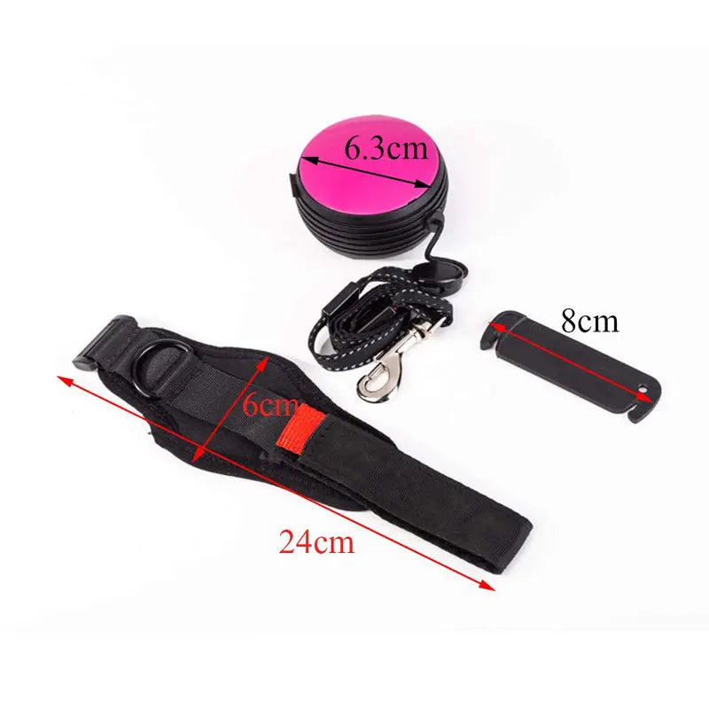 Hands-Free Wrist Running Dog Leash